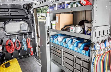 Van shelving and racking  Commercial Vehicle Contracts